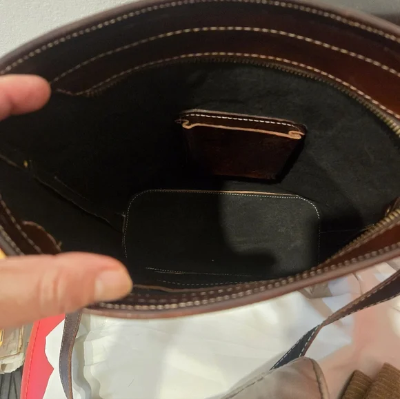leather bag, it is 100% hand-tooled, artisanal work,like New - Picture 3 of 8